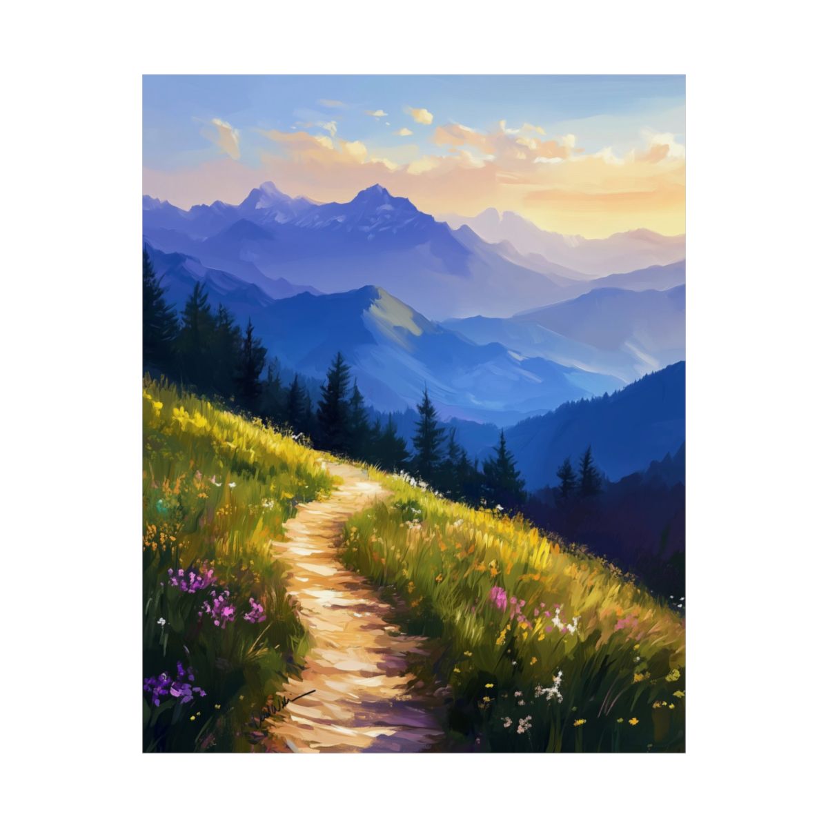 Mountain Whispers Print