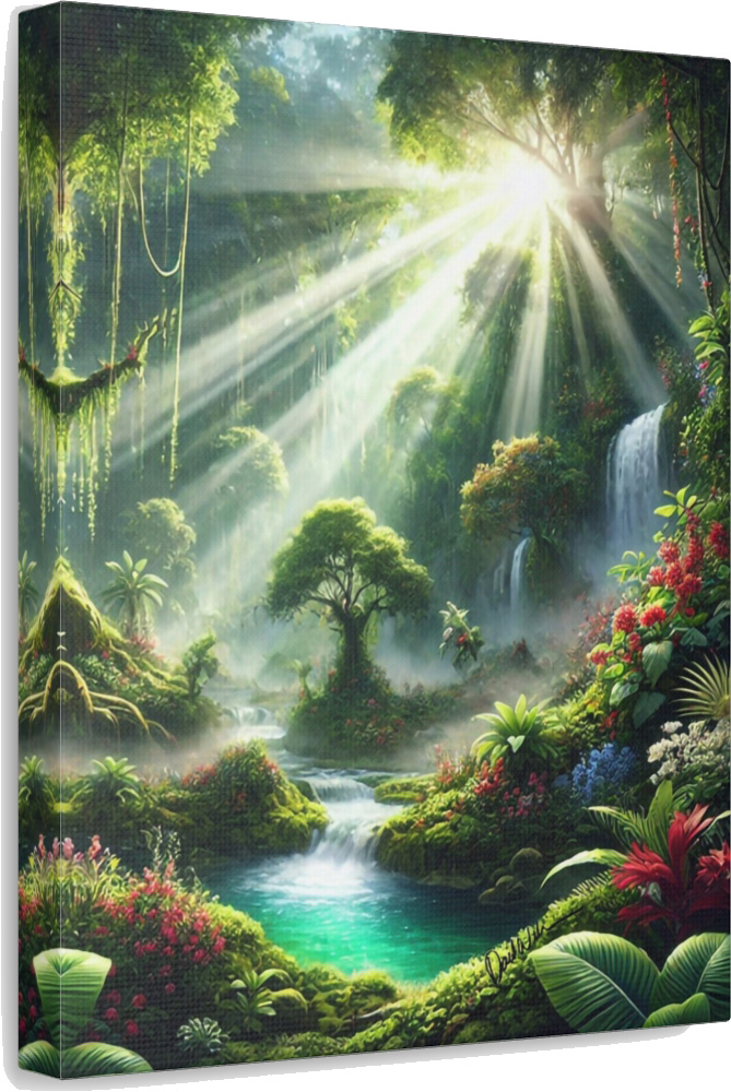 Paradise Awakened Canvas