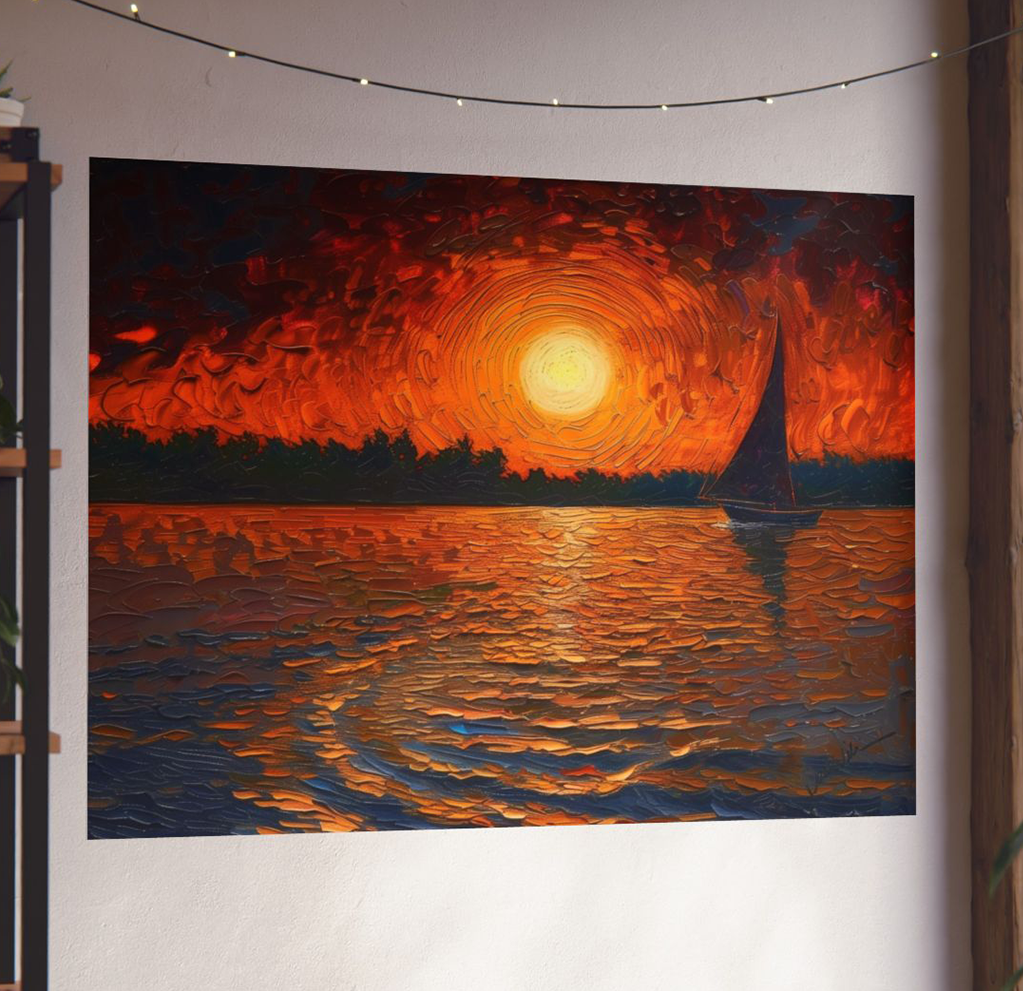 Fiery Passage Print