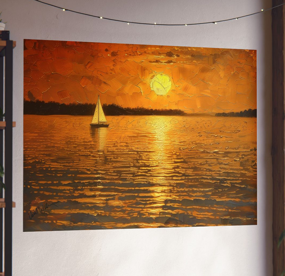 Golden Serenity Print